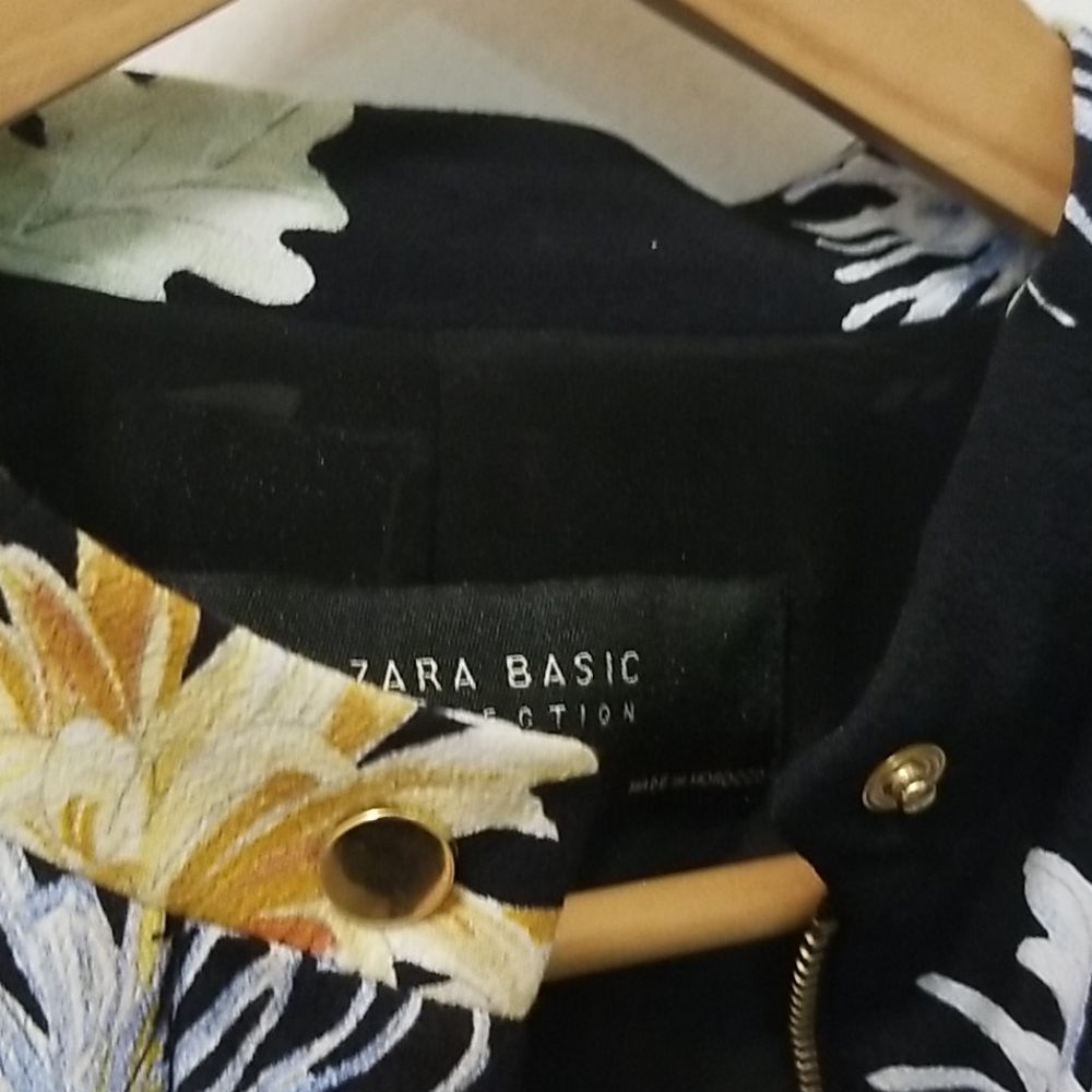 Zara floral jacket